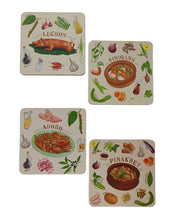 Load image into Gallery viewer, Chef Reggie Aspiras Recipe MDF Coasters