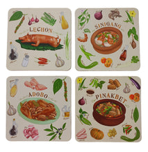 Load image into Gallery viewer, Chef Reggie Aspiras Recipe MDF Coasters