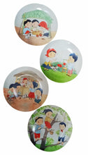 Load image into Gallery viewer, BATANG PINOY SALAD PLATE SET (4pc Salad Plates)