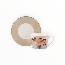 Load image into Gallery viewer, Larong Pinoy Cup and Saucer set of 4