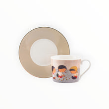 Load image into Gallery viewer, Larong Pinoy Cup and Saucer set of 4