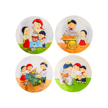 Load image into Gallery viewer, STREETFOOD SALAD PLATE SET (4pc Salad Plates)