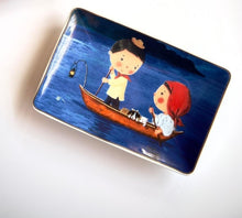 Load image into Gallery viewer, Kora Albano Trinket Dish (Bahay Bahayan / Bangka ) in a Kraft Box