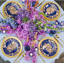 Load image into Gallery viewer, Batik Dinner and Salad Plates Set of 4