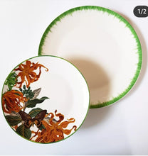 Load image into Gallery viewer, Ylang Ylang Dinner and Salad Plates Set of 4