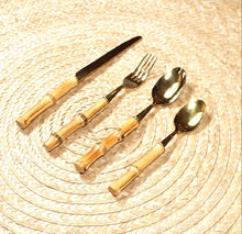 Load image into Gallery viewer, Bamboo Cutlery Set