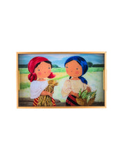 Load image into Gallery viewer, Kora Albano Serving Tray (Bahay Bahayan / Bangka / Palay)
