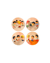 Load image into Gallery viewer, LARONG PINOY  SALAD PLATE SET  (4pc Salad Plates)
