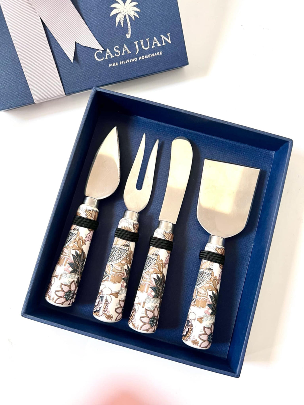 Batik Beige Cheese Cutlery Set