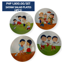 Load image into Gallery viewer, Sayaw Series Salad Plate Set (4pc Salad Plates)
